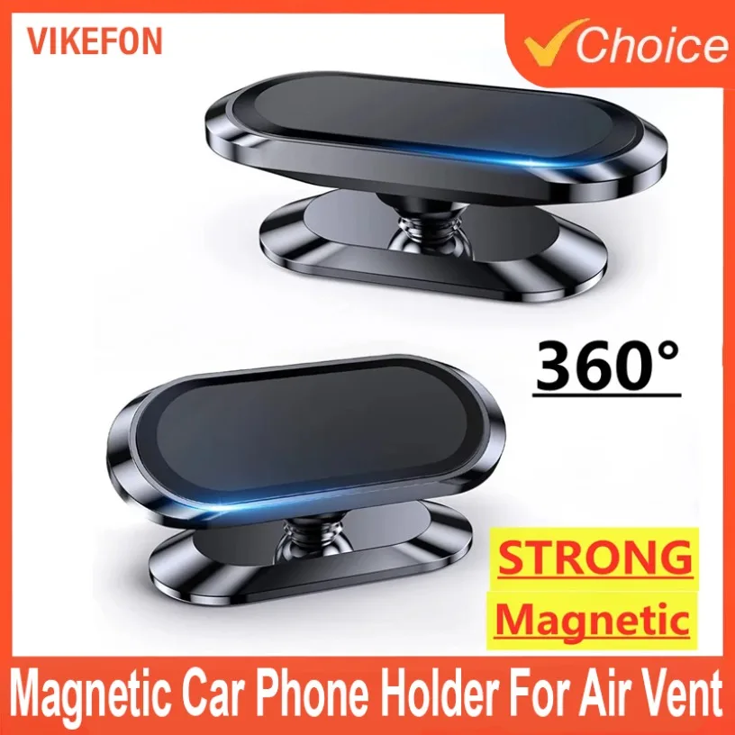 

Air Vent Magnet Mount GPS Support in Car Magnetic Car Phone Holder Stand Mobile Cell For iPhone 16 15 14 13 12 Samsung Huawei