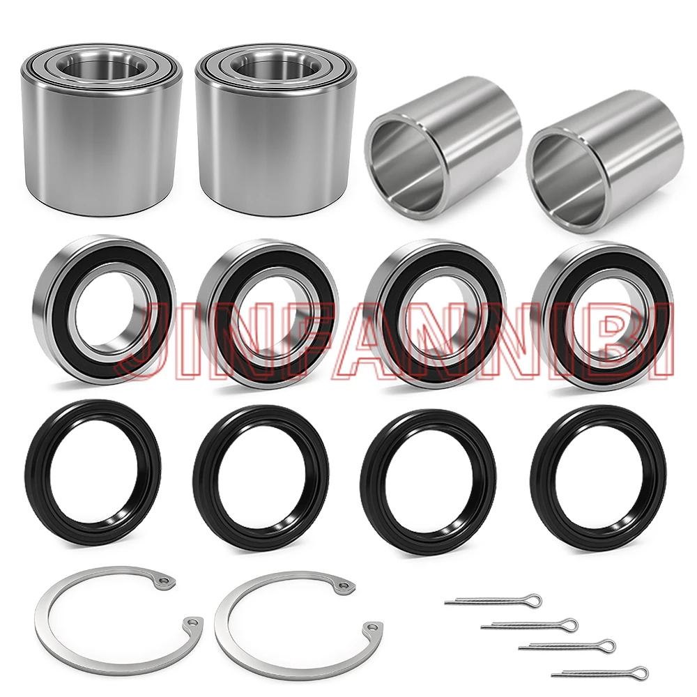 

Front Rear Wheel Bearing Seals Kit for Kawasaki Diesel 3010 4010 KAF620 KAF950