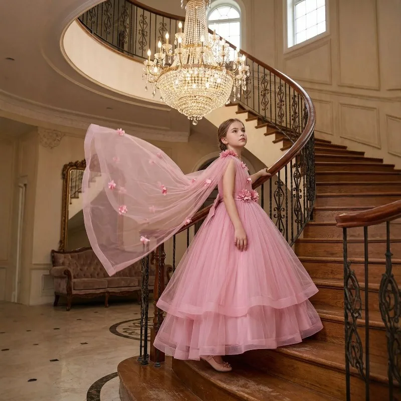 new-arrival-flower-girl-dress-luxury-princess-wedding-party-dress-kids-photo-shoot-elegant-long-gown-formal-evening-dresses