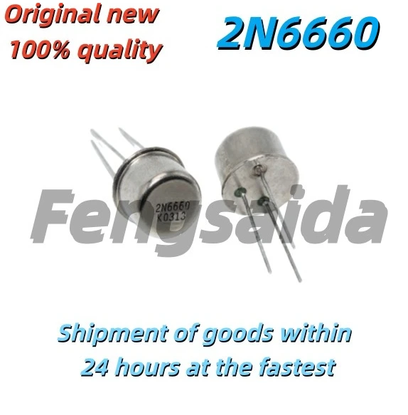 5PCS Brand new original 2N6660 TO-39 iron-cap transistor through-hole field-effect transistor electron tube
