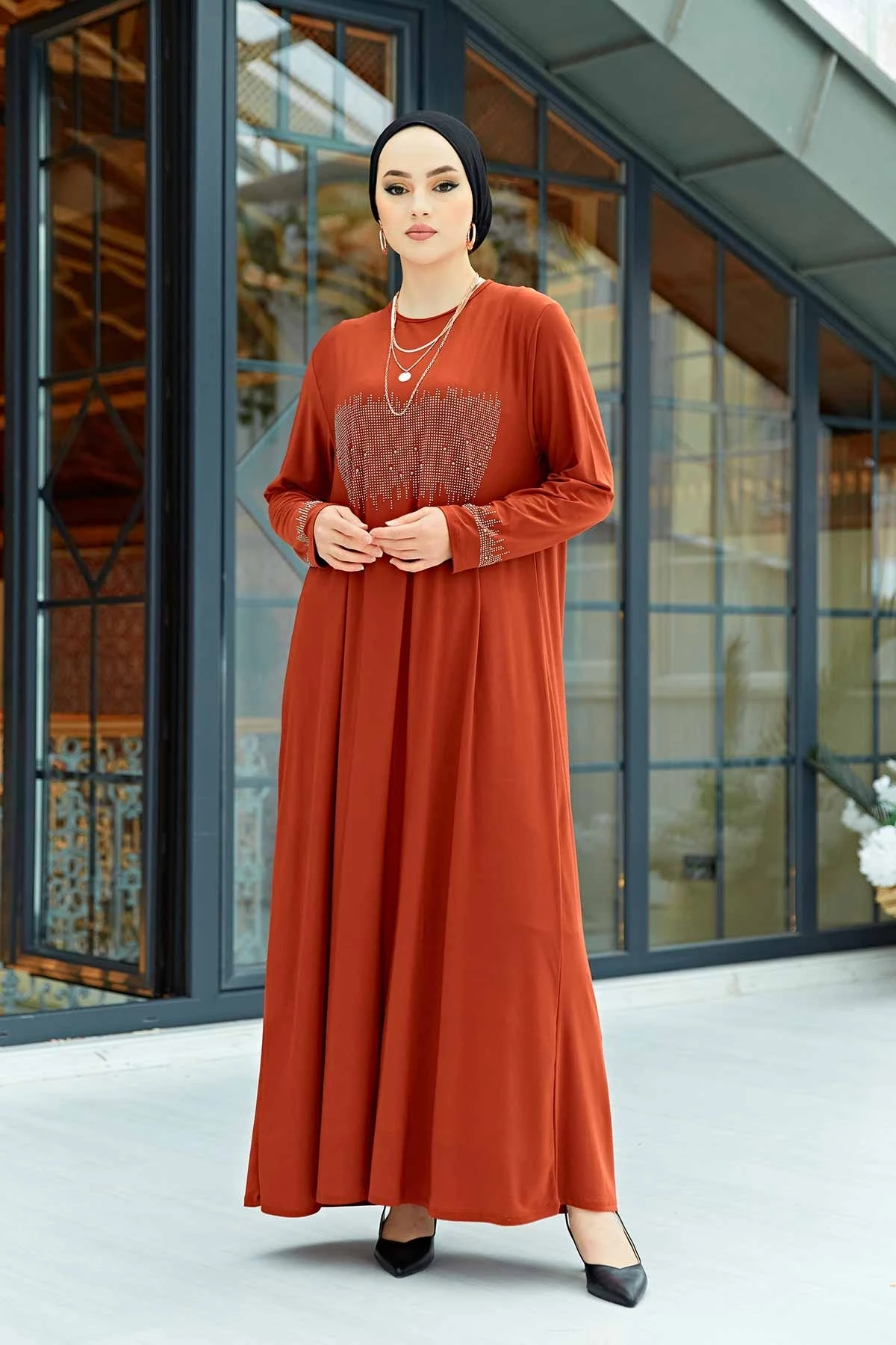 Dress women's dresses 2021 kaftan abaya long Muslim evening dresses hijab abayas Turkish Hijab Party Casual women clothes