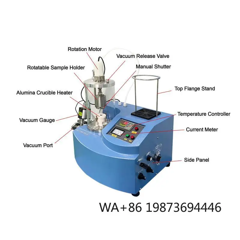 Compact Thermal Evaporation Coater Laboratory Equipment for Perovskite Solar Cell Film Coating Processing