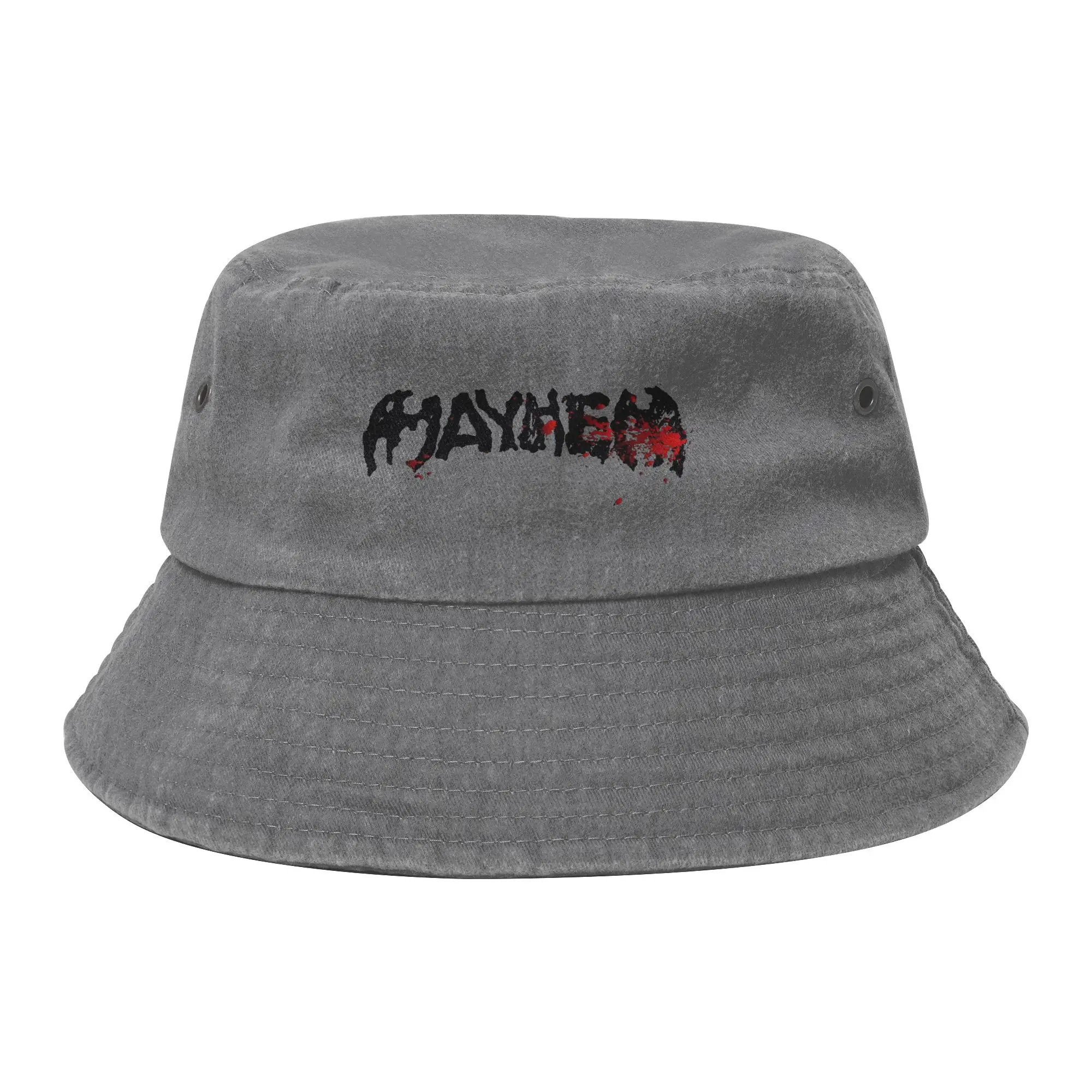 Chapéu Bucket Lady Gaga Mayhem Blood Logo, Chapéu de Sol Feminino Estiloso, Chapéu Ispoti, Boné de Pescador para Esportes ao Ar Livre