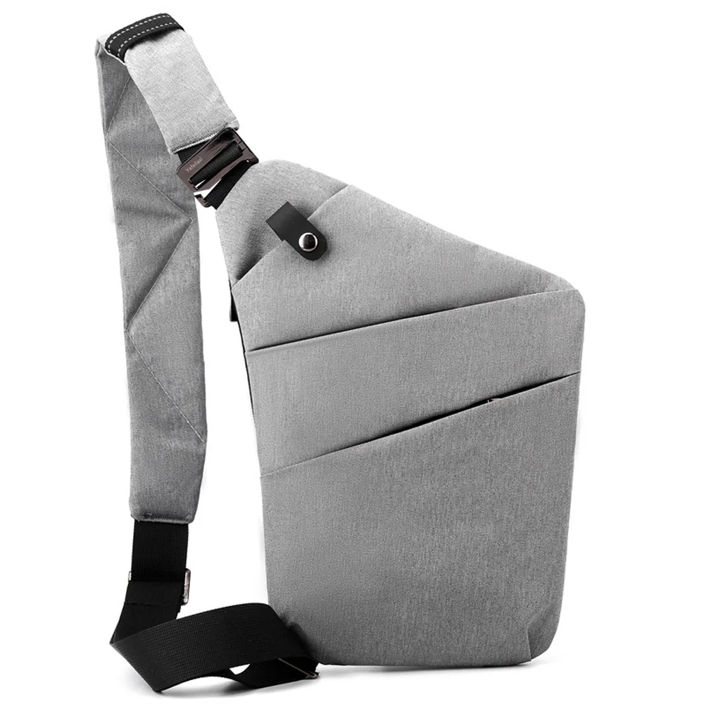 Chest Bag for Men Women Lightweight Multi-functional Travel Sling Bag Outdoor Fashion Casual Business Left/Right Shoulder Bag
