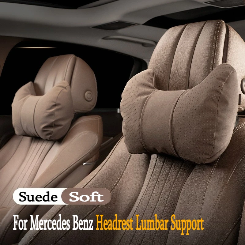 

For Mercedes Benz E C-Class GLC GLB E300L C260L Headrest Against Neck Pillow Waist Cushion Neck Protection Interior Accessories