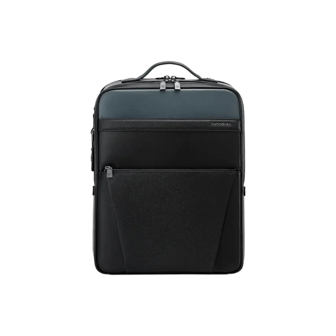 Mochila de Couro SAMSONITE Masculina Azul Marinho e Preto