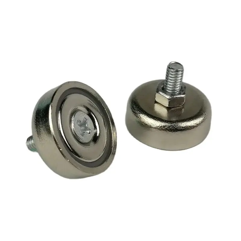 

20pcs D20*7mm with M4 Neodymium N52 Magnet Powerful Multifunctional Fixed Suction Cup Magnets Sucker Magnetic Material Bases