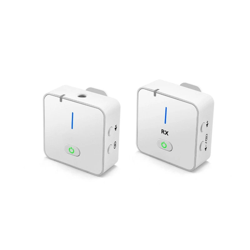 Microfone de colarinho sem fio, equipamento de gravação profissional, microfone de câmera de celular