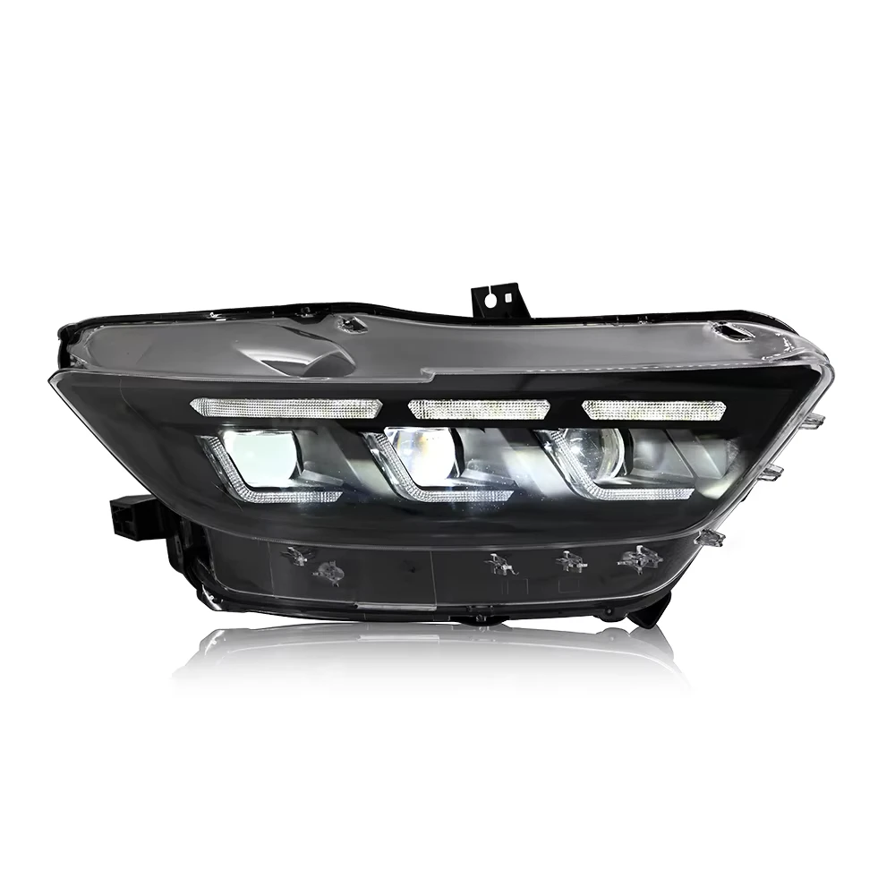 

Full LED Head Light Headlights Upgrade Headlamp For Ford Mustang 2015-2017 DRL