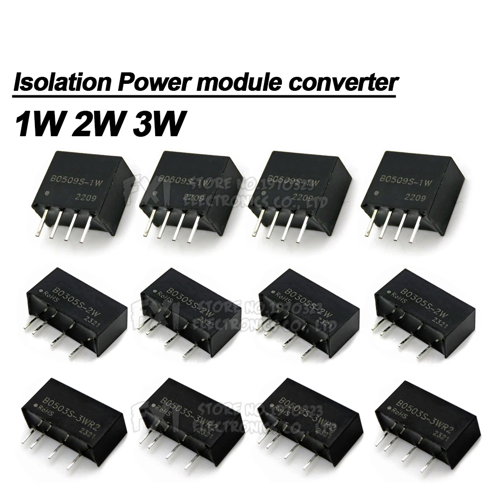 1PCS/LOT B0505S 1W 2W 3W B0303S B1205S B2405S B1212S A1212  regulated power supply module Isolating Switching Power B0505S-1W