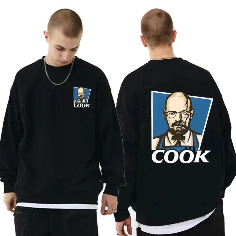 

Funny Men Women Hip Hop Fashion Loose Pullovers TV Series Breaking Bad Walter White COOK Print Sweatshirt Heisenberg Pullover