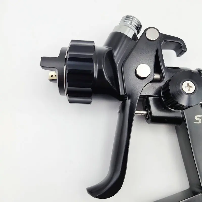 4000 Black High Atomization Pneumatic Spray Gun Professional Spraying Tool for Auto Furniture Woodwork.