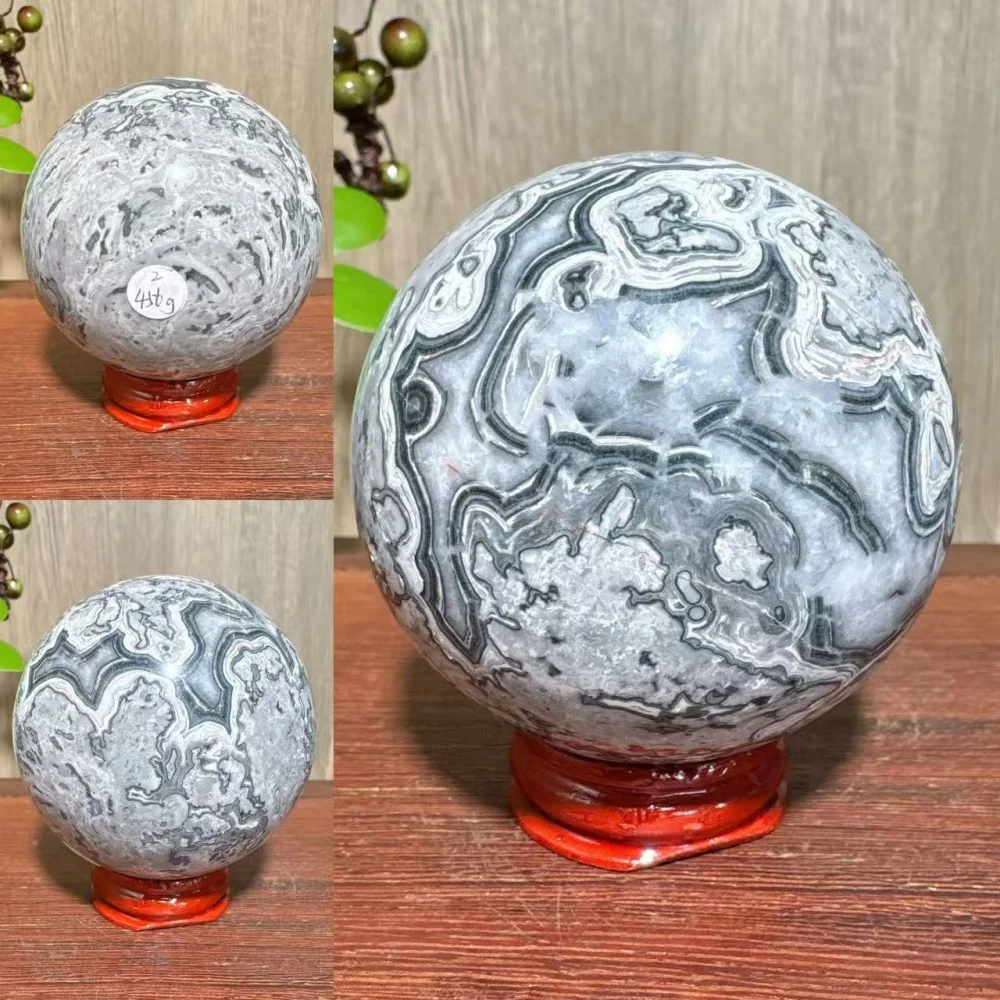 1PC Natural Picasso Jasper Stone Sphere Healing Crystal Reiki Energy Home Scene Decoration Crafts Lucky Gifts