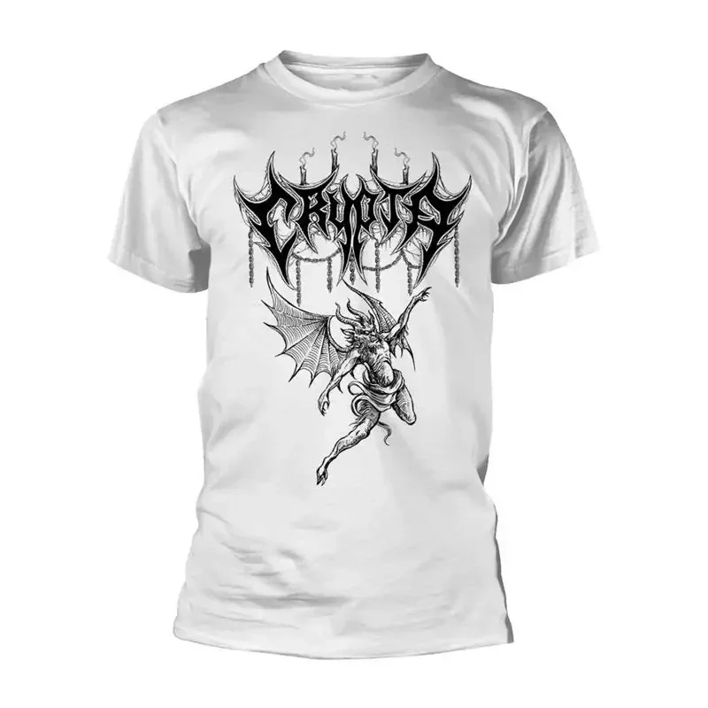 CRYPTA - DEMON WHITE T-Shirt X-Large
