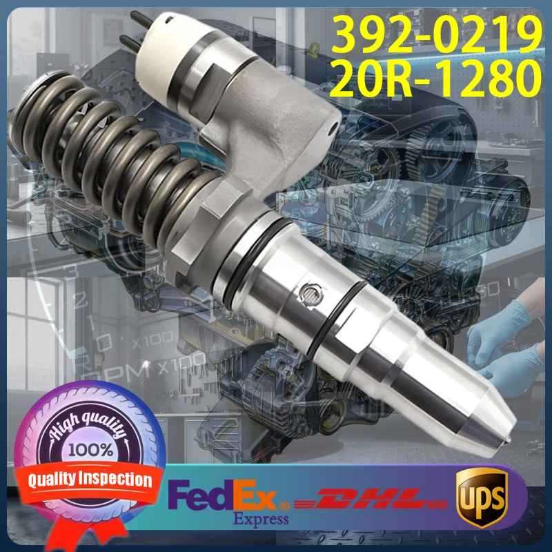 

392-0219 High Quality Diesel Fuel Injector 20R-1280 for Caterpillar CAT 3508C 3512C 3516C Engine