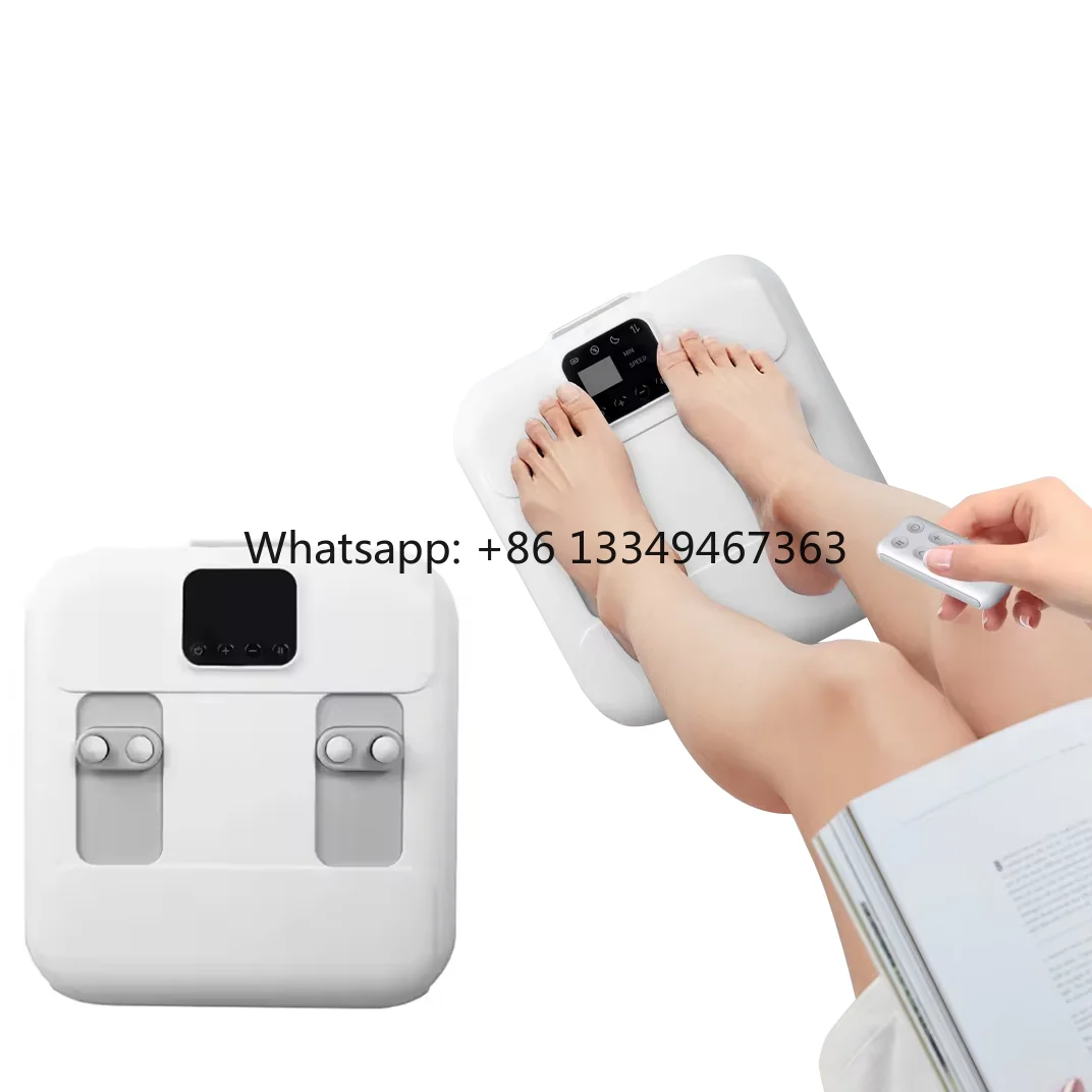 

2025 Новый электрический массажер для ног, беспроводной пульт дистанционного управления, двухъядерные режимы, 10 уровней массажной силы, повышает крови