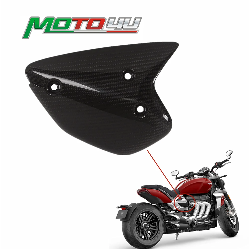 

For Triumph Rocket III 2020 2021 2022 Side Panel 100% Carbon Fiber Motorcycle Rear Side Cover Protector bottom Covers