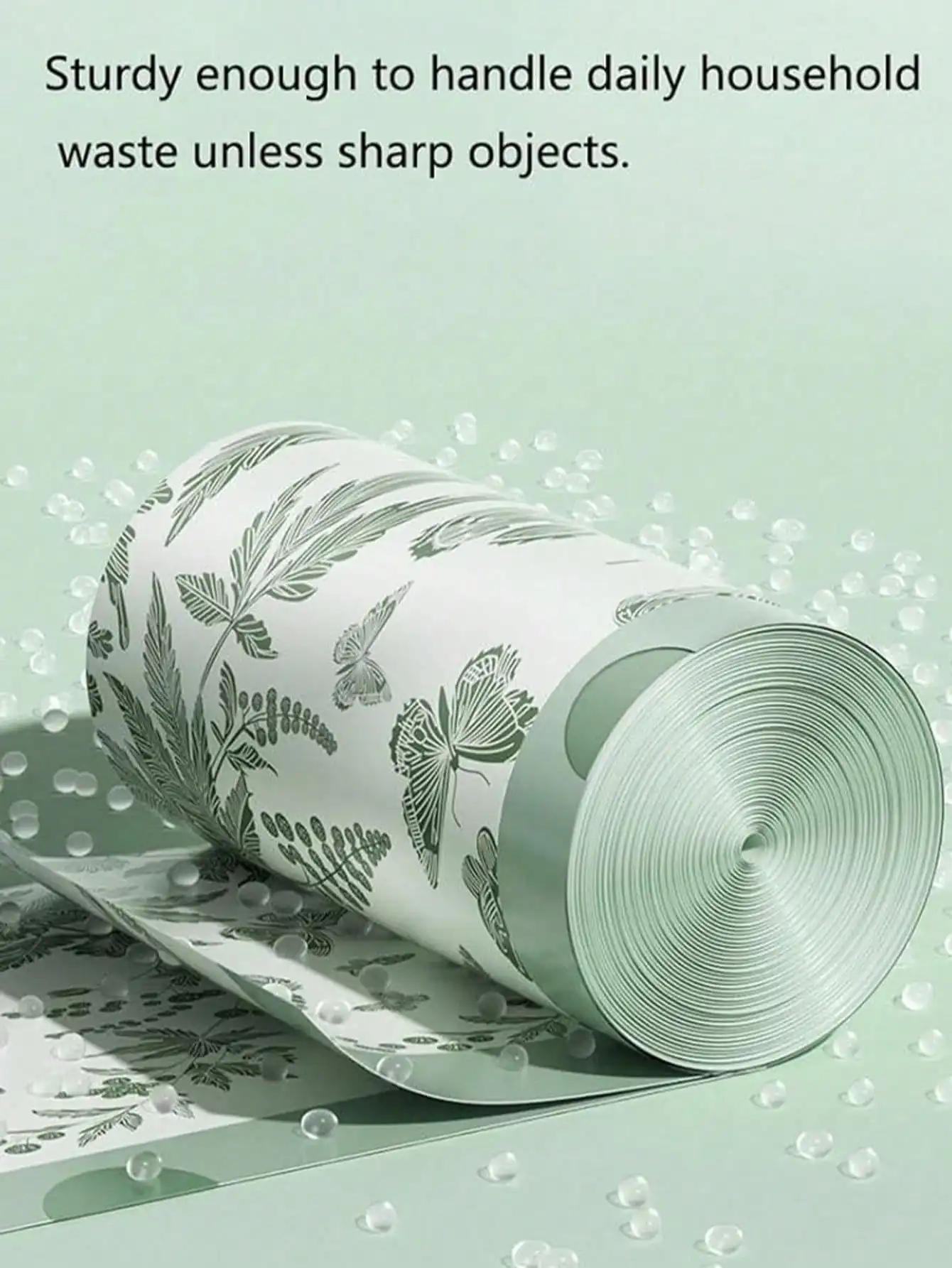 30/60/120pcs 10L Bathroom Trash Bags, Thick Disposable Garbage Bags For Home Office Bedroom, Multi-Color Trash Can Liners, Leak-Proof Household Waste Bags