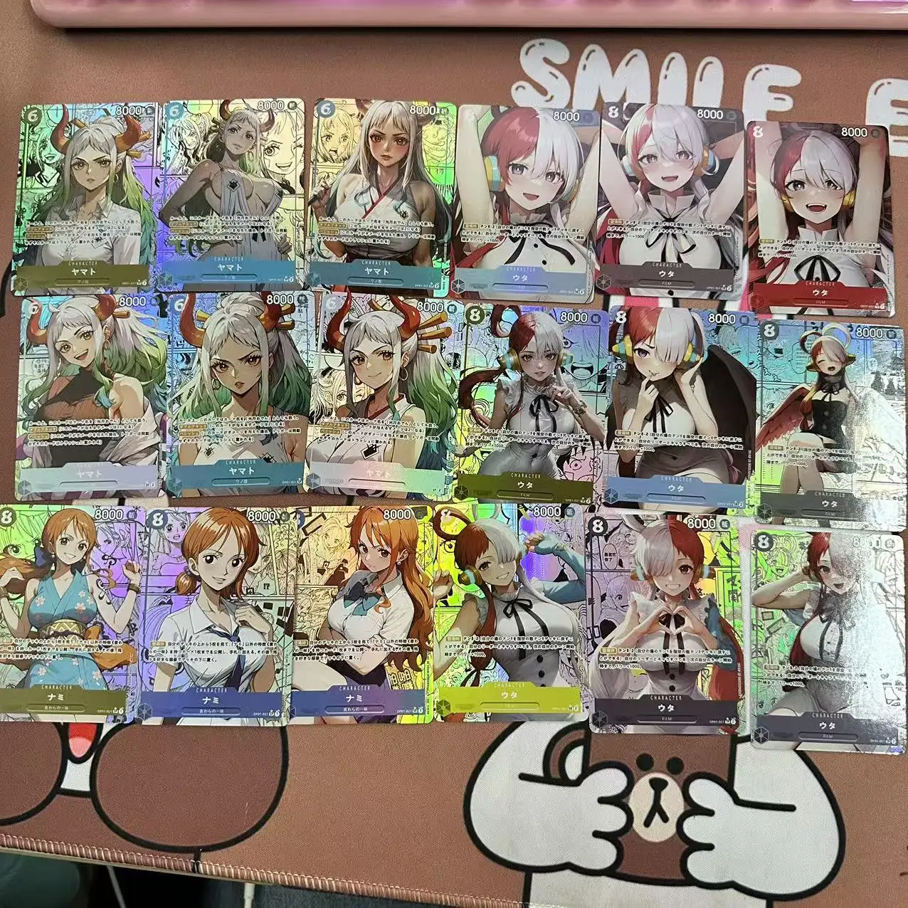 

Anime One Piece Hancock Robin Nami Vivi Yamato Charlotte Pudding Vinsmoke Reiju Collectible Card Toys Christmas Birthday Gifts