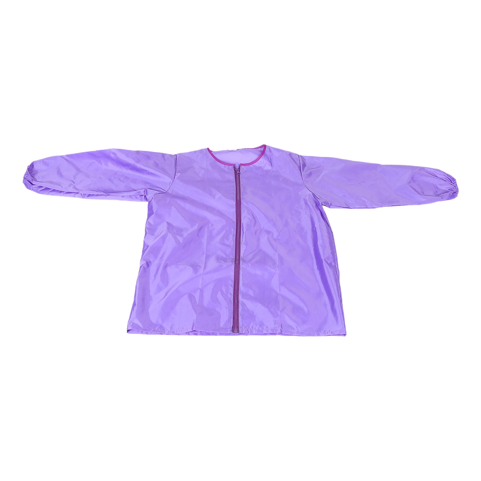 

Art Smock Apron Waterproof Painting Apron Long Sleeve Zippered Design for Artists 135-155Cm Easy Clean