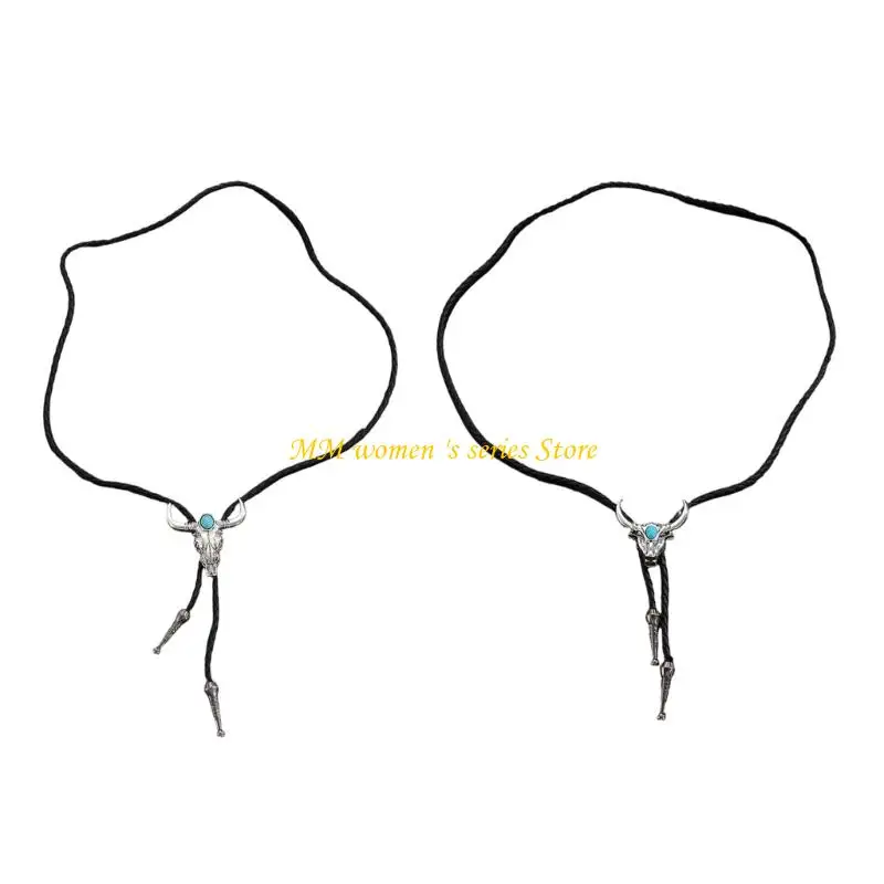 Q39c mucca alla PU in pelle cravatta per le feste comode per le feste e le riunioni familiari