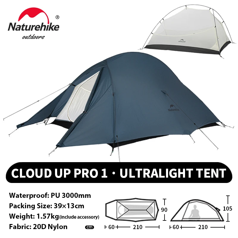 Naturehike クラウドアップ1 超軽量1人用テント