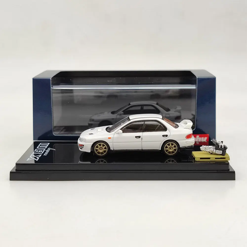 

Hobby Japan 1:64 Impreza WRX GC8 1992 Version With Engine HJ642013BW Diecast Model Car Collection Limited Edition Hobby Toys