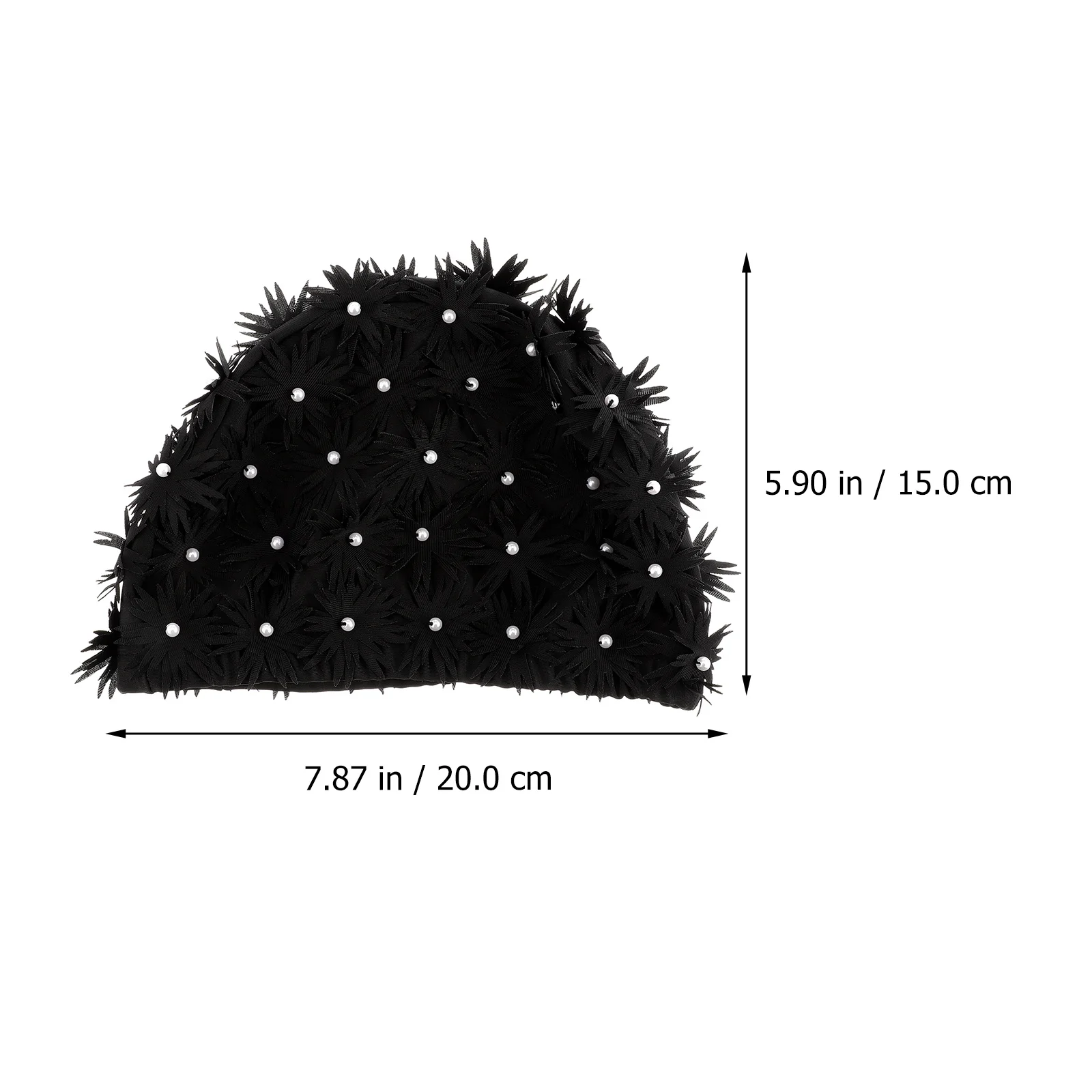 

Women Swim Cap Premium Eco Friendly 3D Flower Design Lightweight Quick Wearable Pool Beach Accessory Women Swim Cap