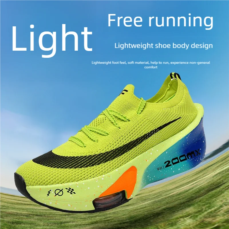 Zapatillas de deporte informales con cojín de aire para correr, correr, maratón, deportes para hombres, transpirables, ligeras, cómodas, antideslizantes, para ocio
