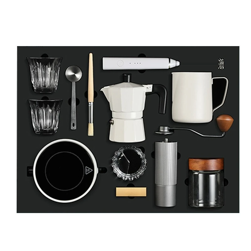 For Hand-cranked Coffee Pot Business Gift Set Practical Souvenir