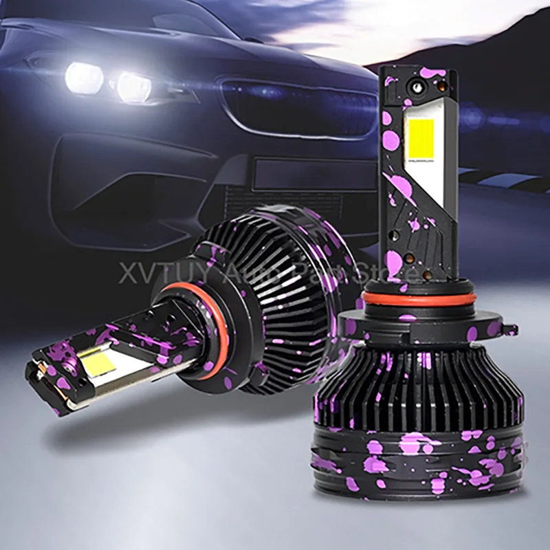 

Новые четыре медных трубки 180 Вт камуфляжные автомобильные светодиодные фары дальнего и ближнего света светодиодные фары H4 H7 H11 супер яркие для мотоцикла