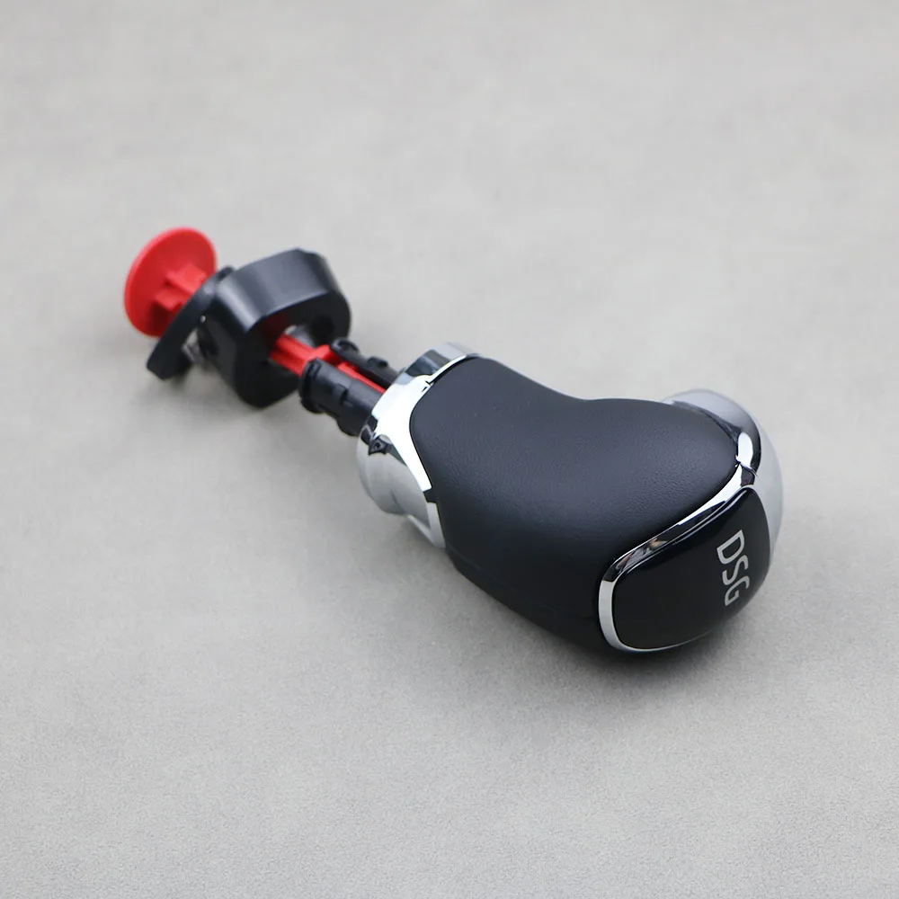 

Ручка переключения передач DSG, кожаная головка гандбола с логотипом DSG Skoda Octavia Superb Yeti