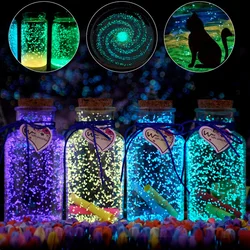 10g DIY Fluorescent Super Luminous Particles Glow Pigment Bright Gravel Noctilucent Sand Glowing In The Dark Sand Powder