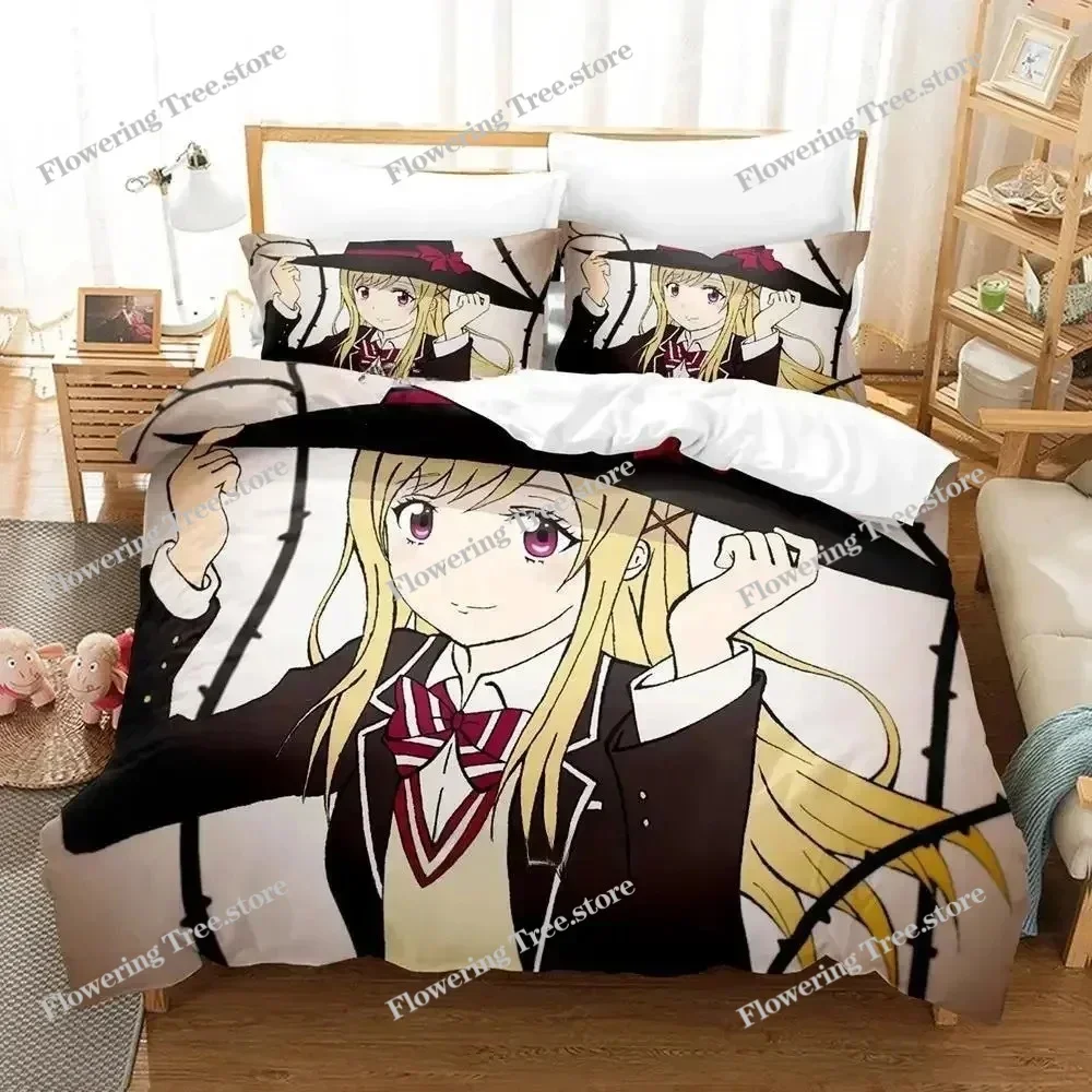 

Yamada-kun and the Seven Witches Bedding Set Cartoon Anime three-piece set Adult Kid Bedroom Duvet cover Sets 3D Kawaii Girls029