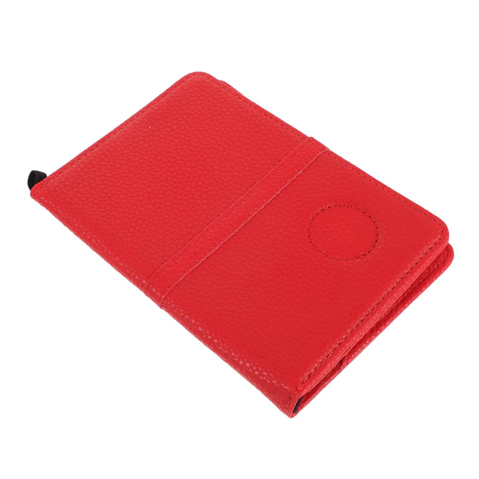 PU Golf Scorecard Holder Yardage Book Cover Compact Portable Scorecard Organizer Shell for Men Women Golf Tournament
