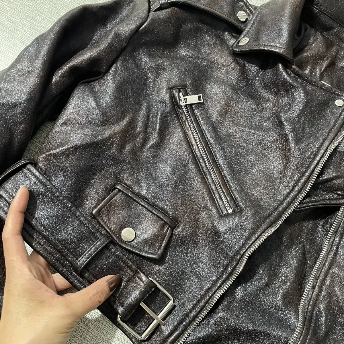 Americano vintage jaqueta de manga longa punk subcultura estilo feminino casaco casual puro clolor harajuku outono feminino streetwear