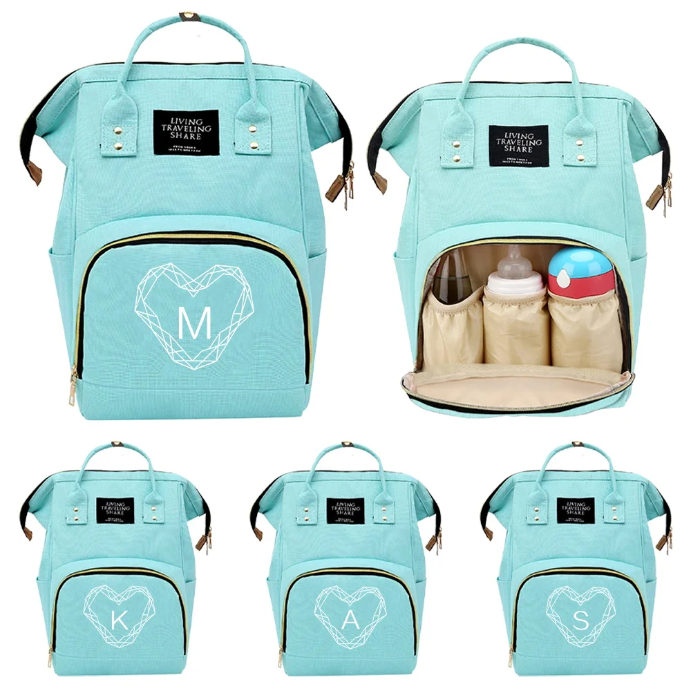 Mommy Bag Large Capacity Waterproof Mummy Bags Handbag Outdoor Travel Diaper and Bottle Storage Backpack