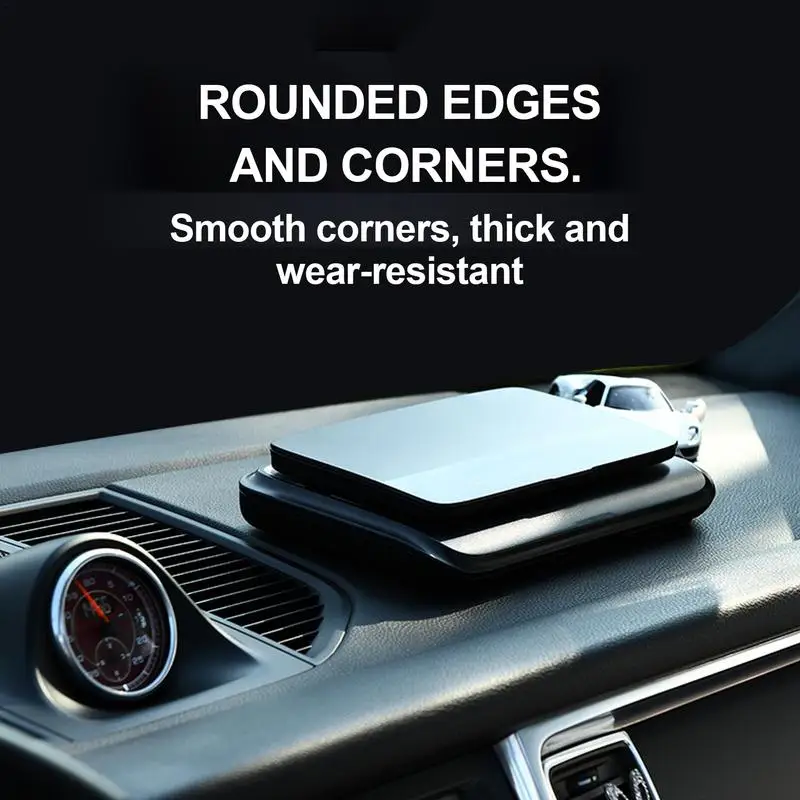 Car Dash Organizer Double-Layer Center Console Magnetic Storage Box Organizer Portable Dashboard Storage Interior Storage Box