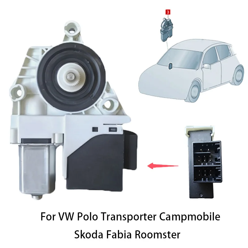 

New Car WINDOW MOTOR Polo Transporter Campmobile Roomster Fabia 6Y1959801 6Y1959802 6Y2959802 6Y2959801