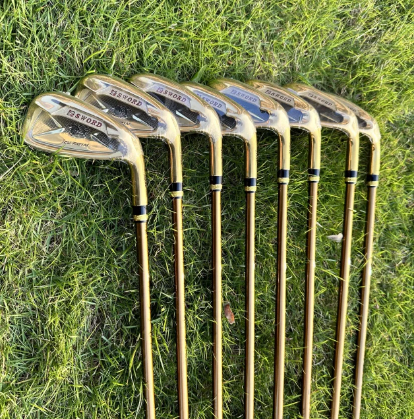 Men's golf 8pcs/set,golf iron sets Right hand, graphite shaft forged 5.6.7.8.9.P.A.S of Graphite Shaft with Head Cover Shipping