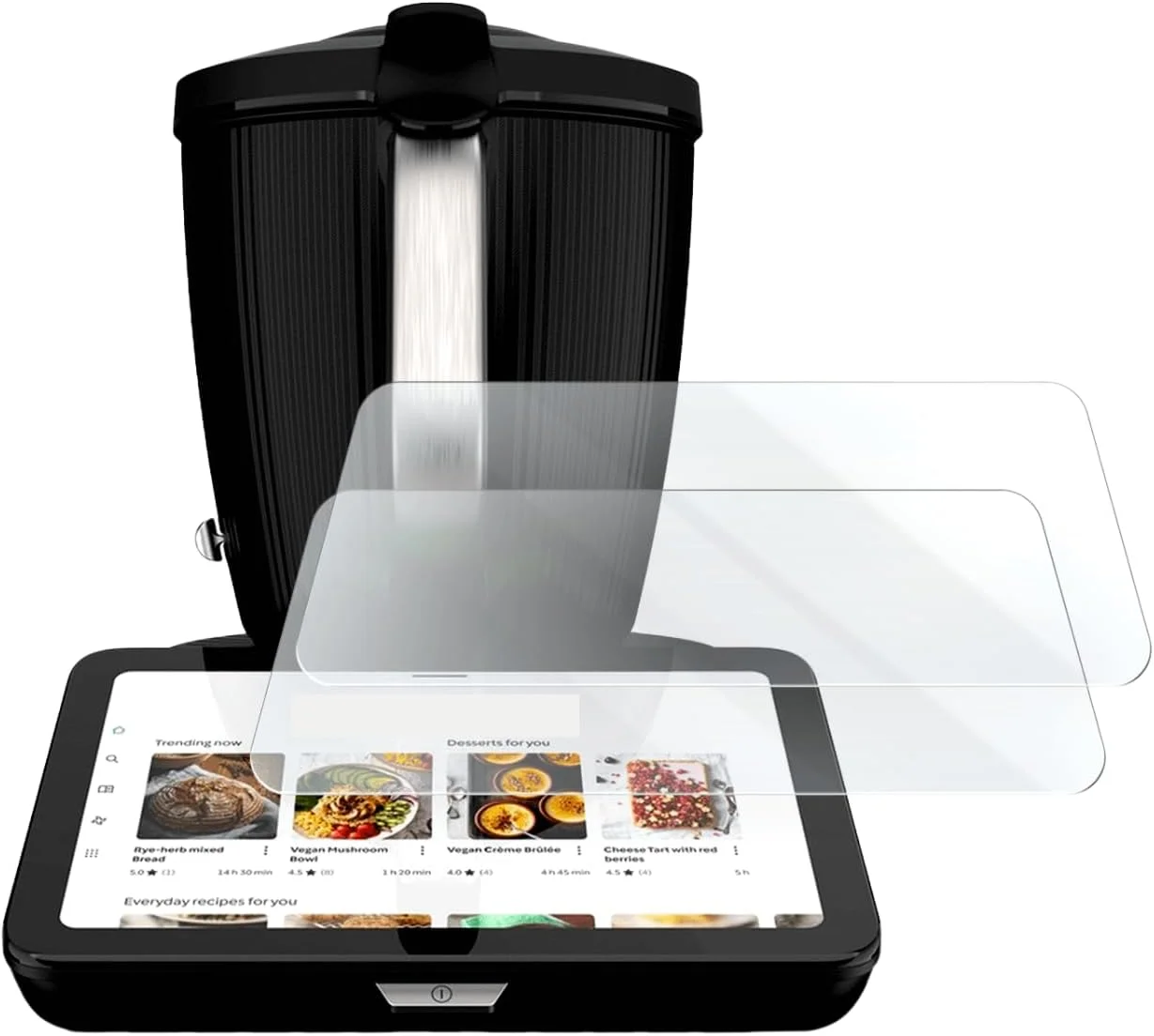 واقي شاشة TM7 متوافق مع Thermomix TM7 TM6 من الزجاج المقسى وخلاط الزجاج المقسى وإكسسوارات المطبخ #3