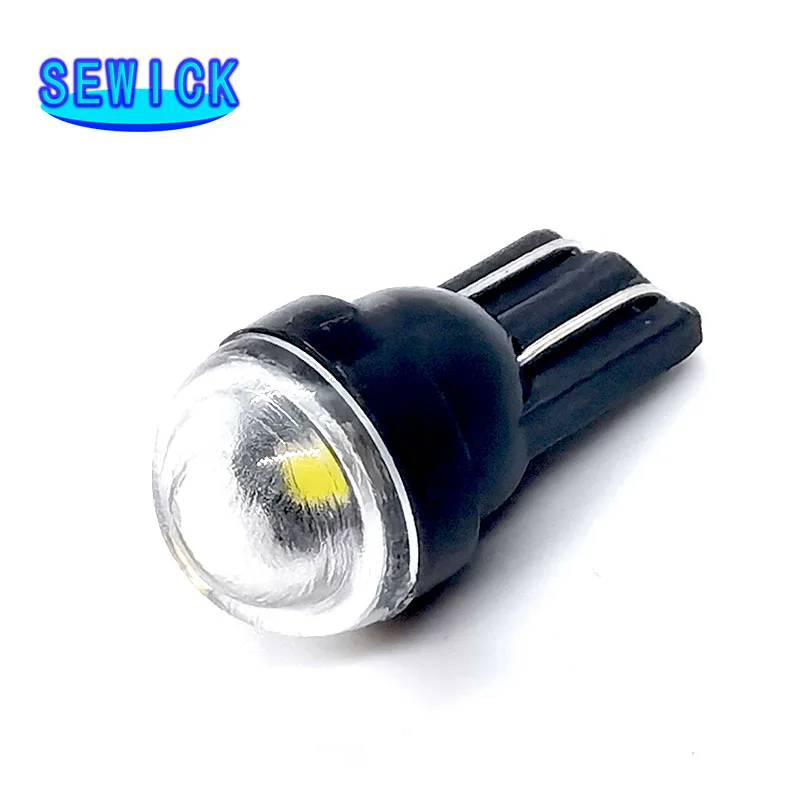 

200PCS T10 W5W 3030 1SMD12V Wedge Bulb Auto Dome Reading White Car Light Sidemarker Sidelight Parking Lights 194 168 Lamp Bulbs