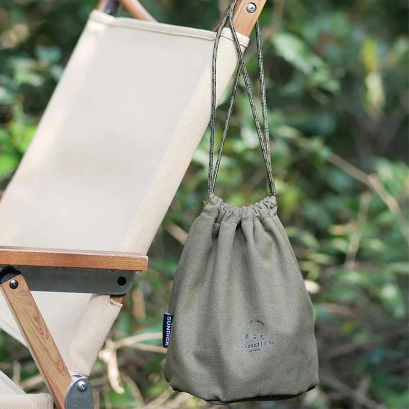 حقيبة تخزين أدوات التخييم الخارجية من القماش المتين مع مقصورات، حقيبة تخزين متنوعة، تستخدم للتخييم في الهواء الطلق