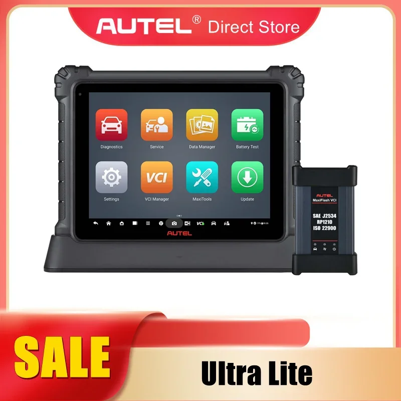 

Autel Maxisys Ultra Lite Automotive Car Diagnostic Tool With MaxiFlash VCI No IP Limitation Upgrade of MS909/ Elite II