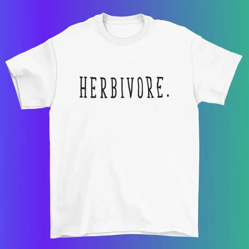 Herbivore T shirt Team Vegan 100 Cotton