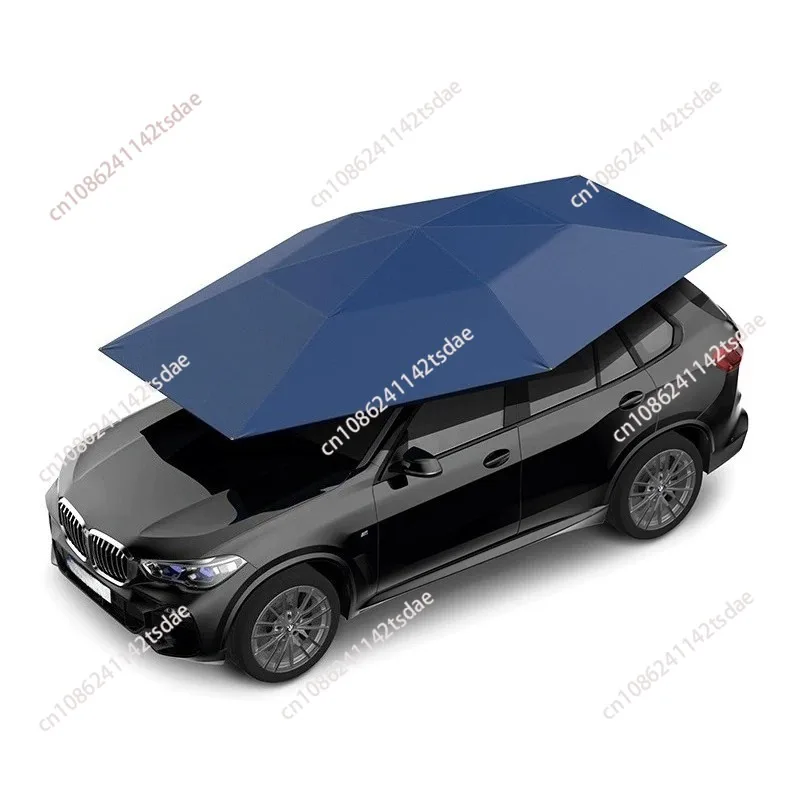 Car parasol automatic vinyl mobile hood summer sun protection roof folding awning full cover