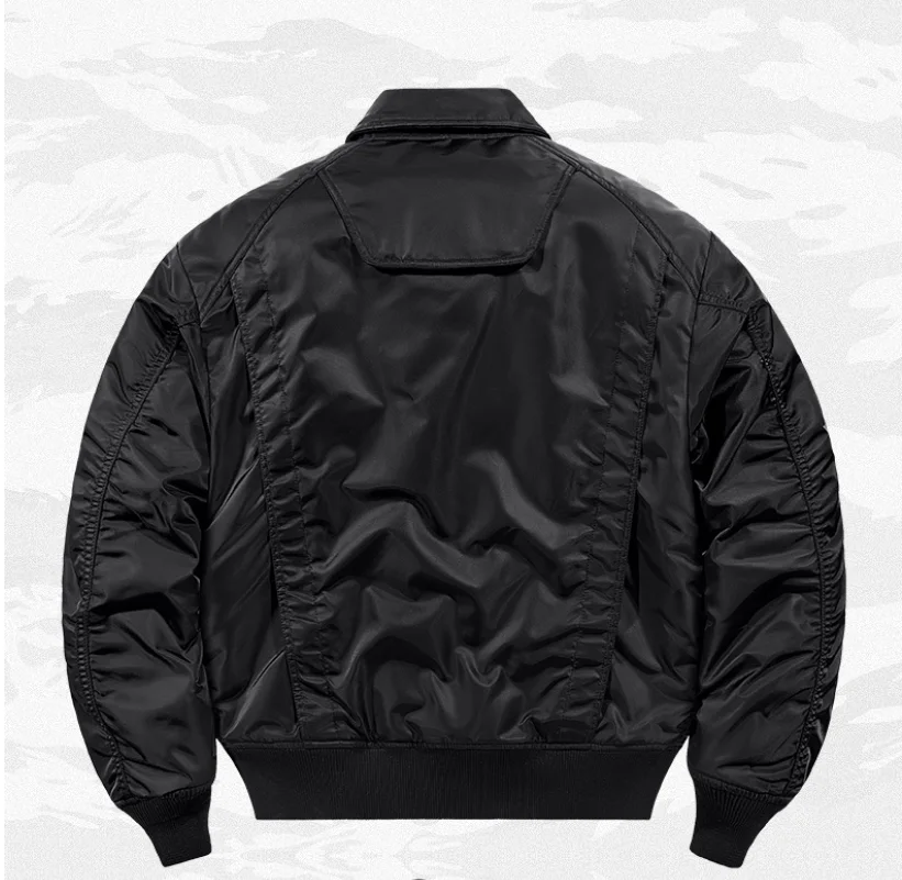 Thickened Winter Flight Jacket Loose American Streetwear Workwear with Design Sense