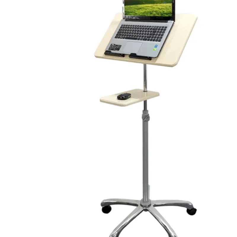 Standing laptop desk, lifting table, outdoor live streaming table, standing desk for reading, mobile projector rack