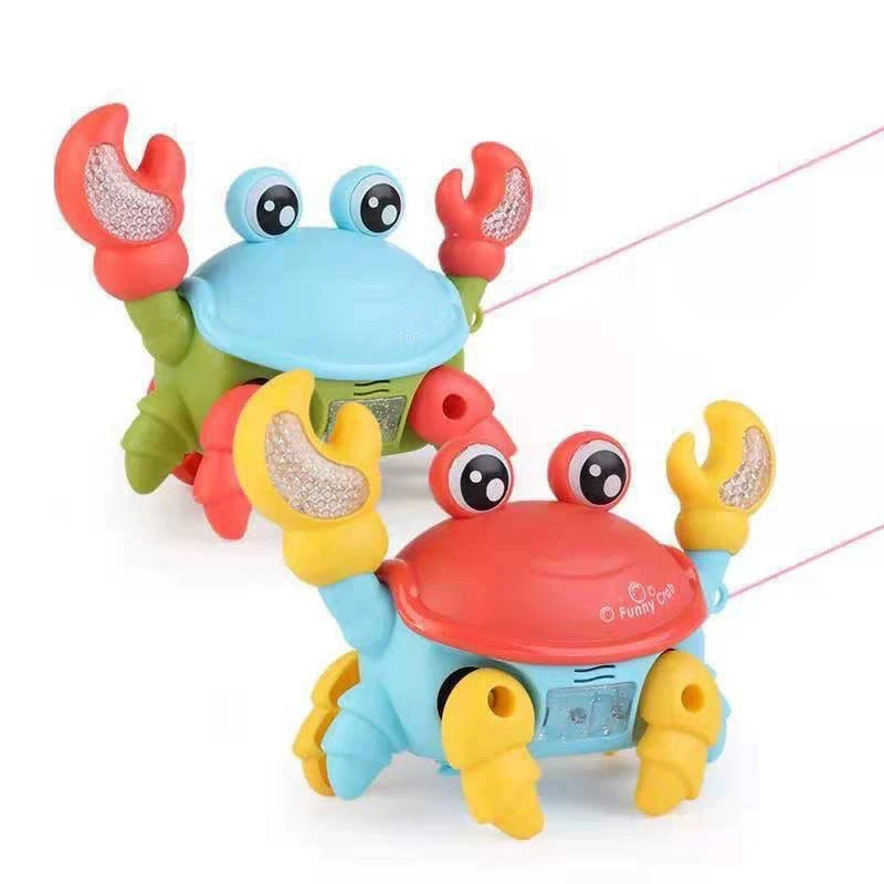 

Kids Crawling Crab Toy Walking Moving Toys for Children's Electric Crab Toy with Sound and Light Interactive Musical Toys Gifts