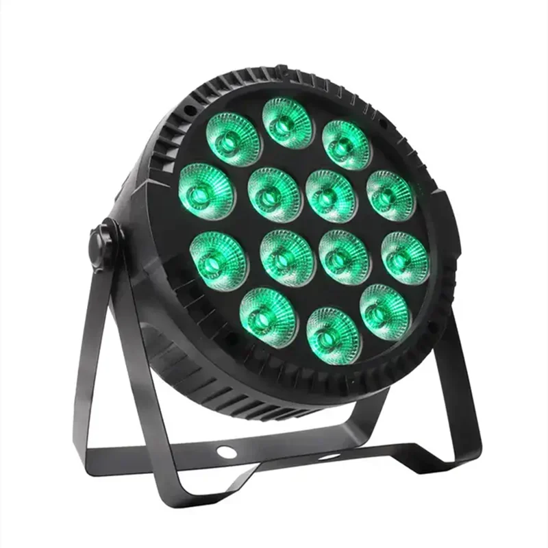 

Pop 14x10W LED Flat Par Light RGBWA+UV LED Par Light DMX512 Control DJ Disco Bar Club Party Stage Lighting Event Show